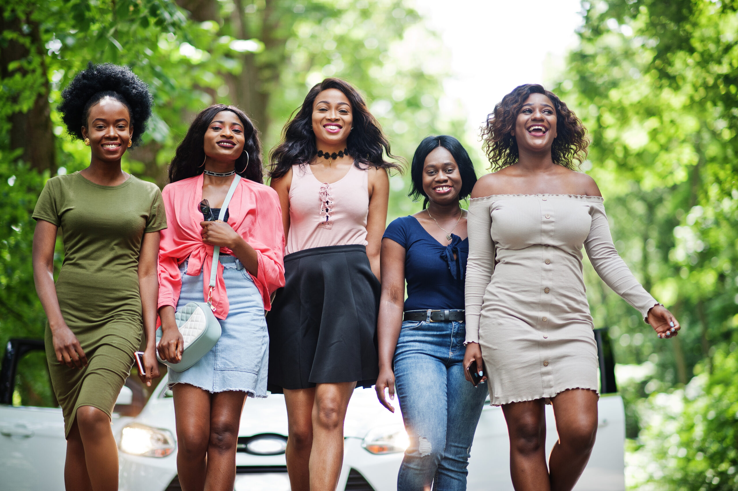 Happy women together